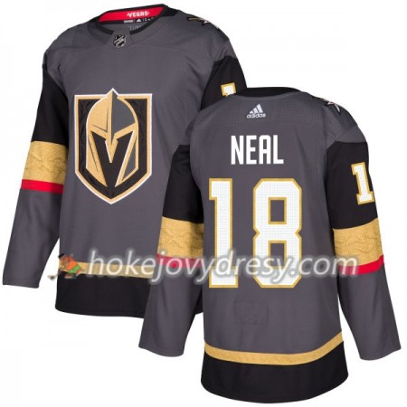 Pánské Hokejový Dres Vegas Golden Knights James Neal 18 Adidas 2017-2018 Šedá Authentic